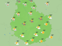 Météo en Côte-d'Or - Soleil de plomb et risque d’orages avant un dimanche caniculaire