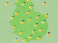 Météo en Côte-d’Or – Une semaine sous haute chaleur avec des pointes à 36°C