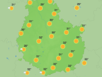Météo en Côte-d’Or – Week-end estival avec jusqu’à 34°C et un risque d’orages dimanche