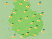 Météo en Côte-d’Or – Une semaine largement ensoleillée et des températures jusqu’à 25°C