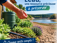 Sécheresse : la ressource en eau reste fragile et chacun est appelé à la vigilance