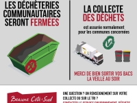 Collecte des déchets assurée normalement le lundi 1er janvier