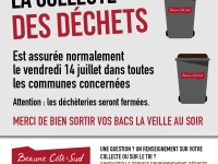 La collecte des déchets fonctionne normalement en ce jour férié