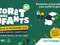Dijon métropole célèbre les 10 ans de la Forêt des Enfants : une édition anniversaire ouverte à toutes les familles le 23 novembre