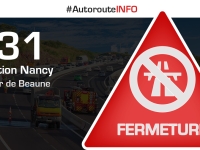 Accident majeur sur l’A31 près de Beaune : circulation coupée dans les deux sens