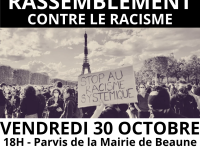 Beaune – Rassemblement contre le racisme et en hommage aux victimes de Trappes et La Verrière ce vendredi à 18 h, à l’appel de Beaune Demain