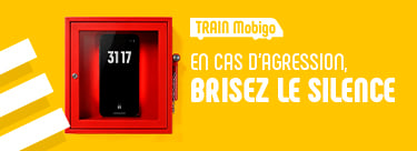 Sécurité dans les trains Mobigo - La Région renforce la visibilité du numéro d’alerte 3117