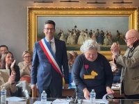 Beaune - Pierre Bolze élu maire lors de l’installation du nouveau conseil municipal