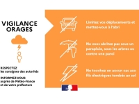 La Côte-d'Or est en vigilance orange pour des orages qui devraient arriver vers 17-18 h