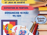 Levernois - Une bourse aux livres et jeux… et de la peinture en expo ce dimanche
