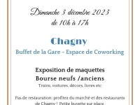 Chagny - Marché de Noël ferroviaire à l’ancien buffet de la gare le dimanche 3 décembre