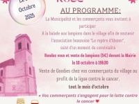 Pommard aux couleurs d’Octobre Rose avec une marche solidaire aux lampions ce vendredi 