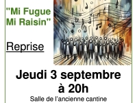 Savigny-lès-Beaune - La chorale « Mi Fugue Mi Raisin » fait sa rentrée le jeudi 3 septembre 
