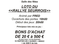 Seurre - Loto du « Rallye Seurrois » avec 3 000 € de gains le vendredi 9 août