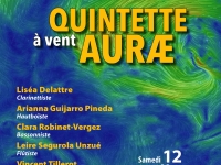 Saint-Gervais-sur-Couches - Concert du quintette à vent Auræ, un souffle de jeunesse pour la musique de chambre le samedi 12 juillet à 16 h
