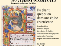 Saint-Gervais-sur-Couches - Chants grégoriens dans une église cistercienne samedi 5 juillet à 17 h