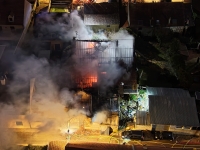 Champdôtre - Important feu de pavillon avec propagation à une habitation voisine
