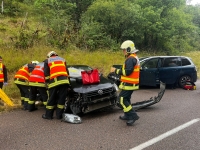 Meloisey - Une femme grièvement blessée dans une collision entre deux voitures
