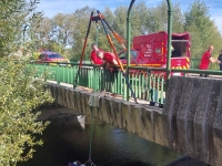 Dijon – Les sapeurs-pompiers mobilisés pour secourir une personne blessée le long de l’Ouche
