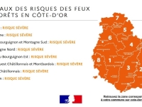 Prévention des feux de forêts en Côte-d’Or – Tout le département placé en risque sévère à compter du dimanche 26 juillet 2026