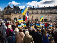 Dijon rend hommage aux victimes de la guerre en Ukraine et réaffirme sa solidarité