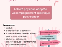Mieux vivre après un cancer du sein grâce des activités physiques adaptées avec Siel Bleu