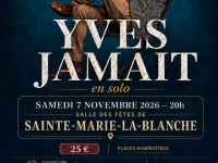 Sainte-Marie-la-Blanche - Yves Jamait en concert au profit de la lutte contre le cancer du sein ave l'association Les Beaun’et R’osent