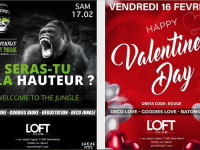 Fêtez la SAINT-VALENTIN au LOFT CLUB ! Programme de votre week-end