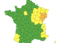 L'Est de la région Bourgogne-Franche Comté maintenue en vigilance orange pluie/inondations ce jeudi 