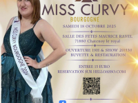 Miss Curvy Bourgogne - Il est temps de réserver vos places pour le samedi 18 octobre à Châtenoy-le-Royal 