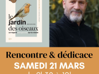 Rencontre et dédicace avec Jean-Louis Lovisa, auteur du Jardin des Oiseaux 