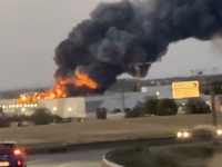 Un violent incendie de déchets au sein de l’entreprise Acyclea à Saint-Apollinaire ce mardi matin 