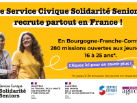 Le Service Civique Solidarité Seniors recrute des jeunes en Bourgogne-Franche-Comté