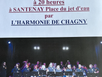 Concert gratuit en plein air avec l'harmonie de Chagny 