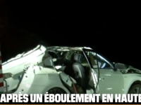 Deux morts dans un éboulement en Haute-Savoie  alors que le véhicule circulait en contre-bas d'une paroi rocheuse 