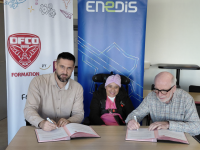 Enedis et l’association DFCO Foot Fauteuil renouvellent leur partenariat pour soutenir l’inclusion par le sport