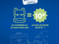 Bourgogne-Franche-Comté -  Cultura, Plaxtil et Essaimons relancent l’opération "Recyclage de cartables et de sacs à dos"