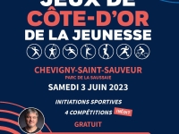 Tous aux jeux de Côte-d’Or de la Jeunesse ce samedi 3 juin à Chevigny-Saint-Sauveur