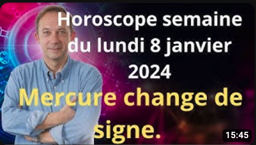 Horoscope de la semaine du lundi 8 janvier par JeanYves Espié Toute