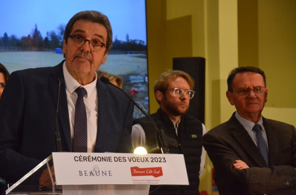 VOEUX 2023 - Michel Quinet, 1er Vice-Président de l'agglomération Beaune Côte & sud, "la vie n'est pas d'attendre que l'orage passe" 