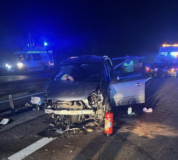 A36 : deux voitures impliquées dans un accident, quatre blessés légers