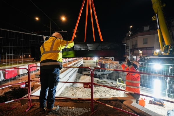Dijon - Avenue Jean-Jaurès : une nouvelle passerelle cyclable pour faciliter les déplacements et le partage de l’espace public  
