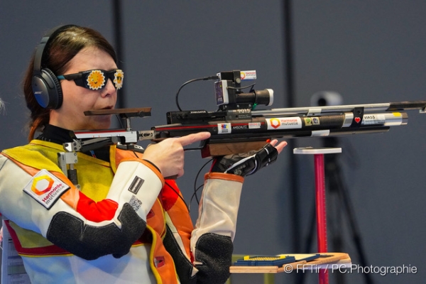 Christelle Girard, Côte-d’Orienne, double championne de France de tir sportif handisport 2026