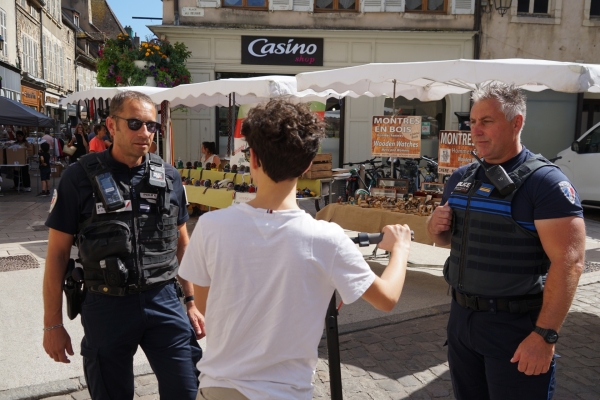 Beaune - Opération de contrôle des trottinettes et deux-roues dans les zones piétonnes
