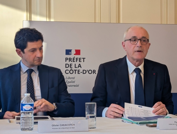 Sécurité en Côte-d’Or, le préfet dresse le bilan