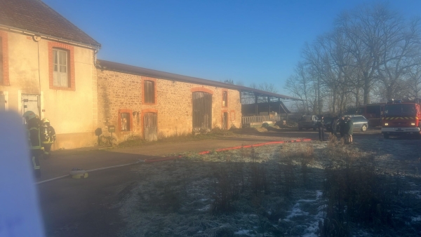 Allerey – Un homme gravement blessé dans un incendie d’habitation