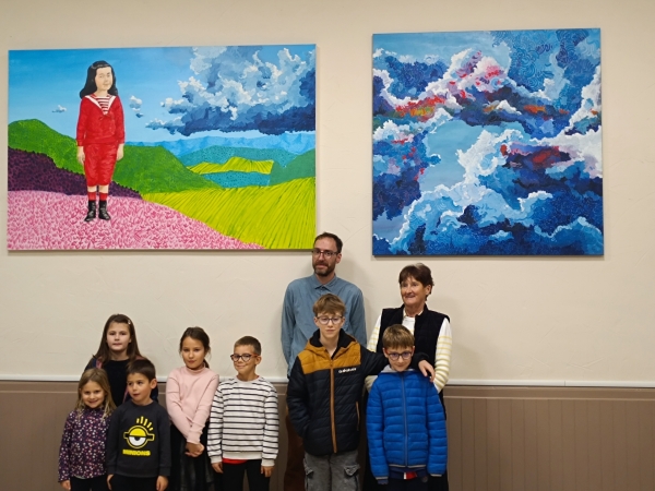 École des Beaux-Arts de Beaune - A Chaudenay, les enfants exposent leurs œuvres avec “Family Friends”