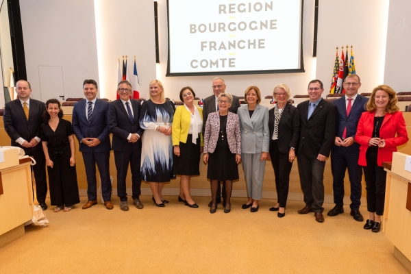 Célébration du 20e anniversaire de la Convention quadripartite - La Bourgogne-Franche-Comté accueille ses régions partenaires européennes