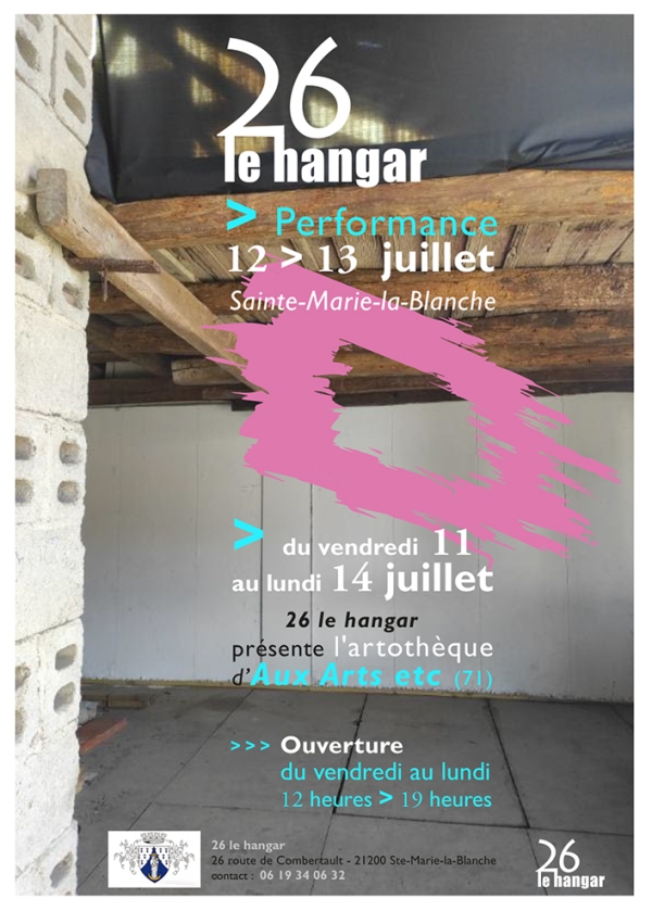 Sainte-Marie-la-Blanche - « 26 Le Hangar » : un week-end entre art en mouvement et peinture en direct