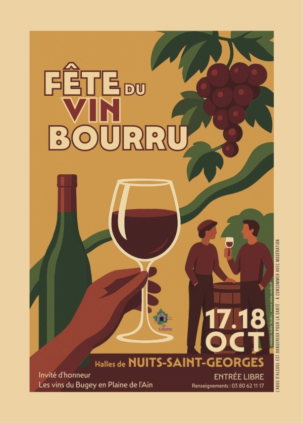Nuits-Saint-Georges – Le vin bourru en fête les 17 et 18 octobre sous les Halles